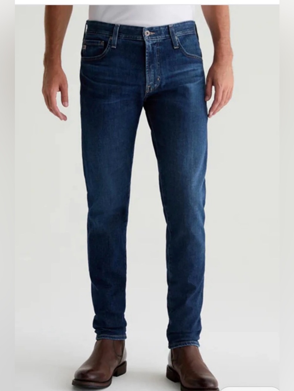 AG Adriano Goldshmeid Dylan Slim Skinny Med/dark wash Blue Jeans Size 36/32 $198